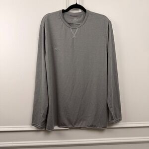 ONeill Mens Hybrid UPF 50+ Long Sleeve Sun Shirt Grey Slim Fit Large TTL321 NEW
